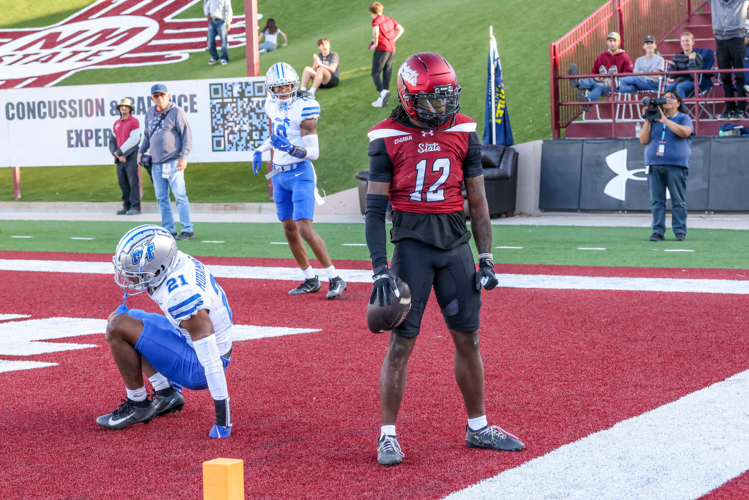 NMSU wide receiver TK King and the Aggies are headed to Tallahassee Saturday to open the season.