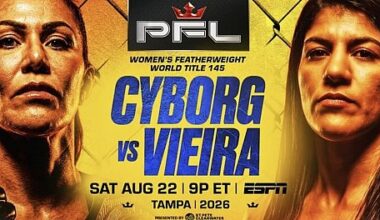 PFL Tampa weigh-in results: Cris Cyborg's opponent misses weight by 7 pounds