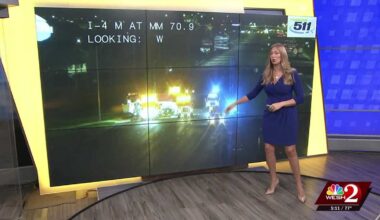 Major crash shuts down I-4 eastbound at Central Florida Pkwy