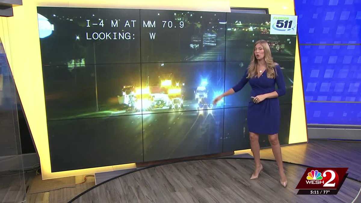 Major crash shuts down I-4 eastbound at Central Florida Pkwy