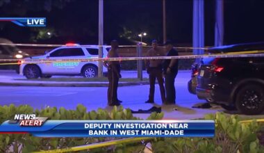 Deputies swarm shopping plaza in West Miami-Dade, investigate car parked near Wells Fargo bank - WSVN 7News | Miami News, Weather, Sports