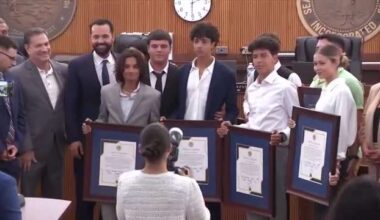 4 lifeguards, good Samaritan honored for rescuing unresponsive 80-year-old at Hialeah public pool - WSVN 7News | Miami News, Weather, Sports