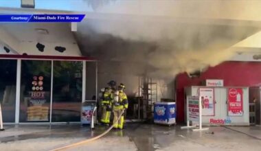1 escapes burning Farm Stores location in SW Miami-Dade - WSVN 7News | Miami News, Weather, Sports
