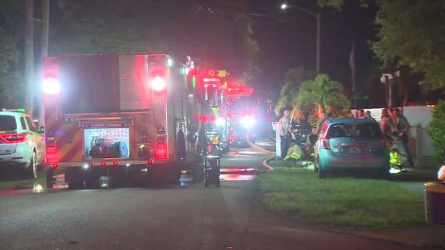 Crews put out house fire in West Miami-Dade; no injuries reported - WSVN 7News | Miami News, Weather, Sports