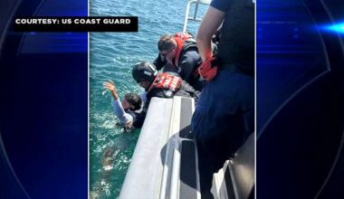 Coast Guard crew rescues 2 from sinking personal watercraft near Government Cut - WSVN 7News | Miami News, Weather, Sports