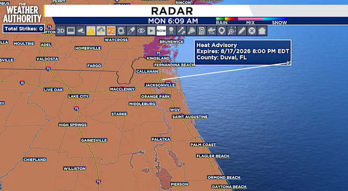 Dangerous heat continues across NE FL & SE GA