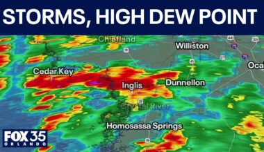 Orlando weather: Storms move east through Central Florida