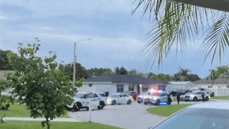 Elizabeth “Liz” Ortega, a former Palm Beach County Sheriff’s Office emergency communications officer, was fatally shot Saturday at her Port St. Lucie home. Police said her longtime partner, Ralph Varela Sr., killed her with an AR-style rifle before taking his own life. (WPEC)