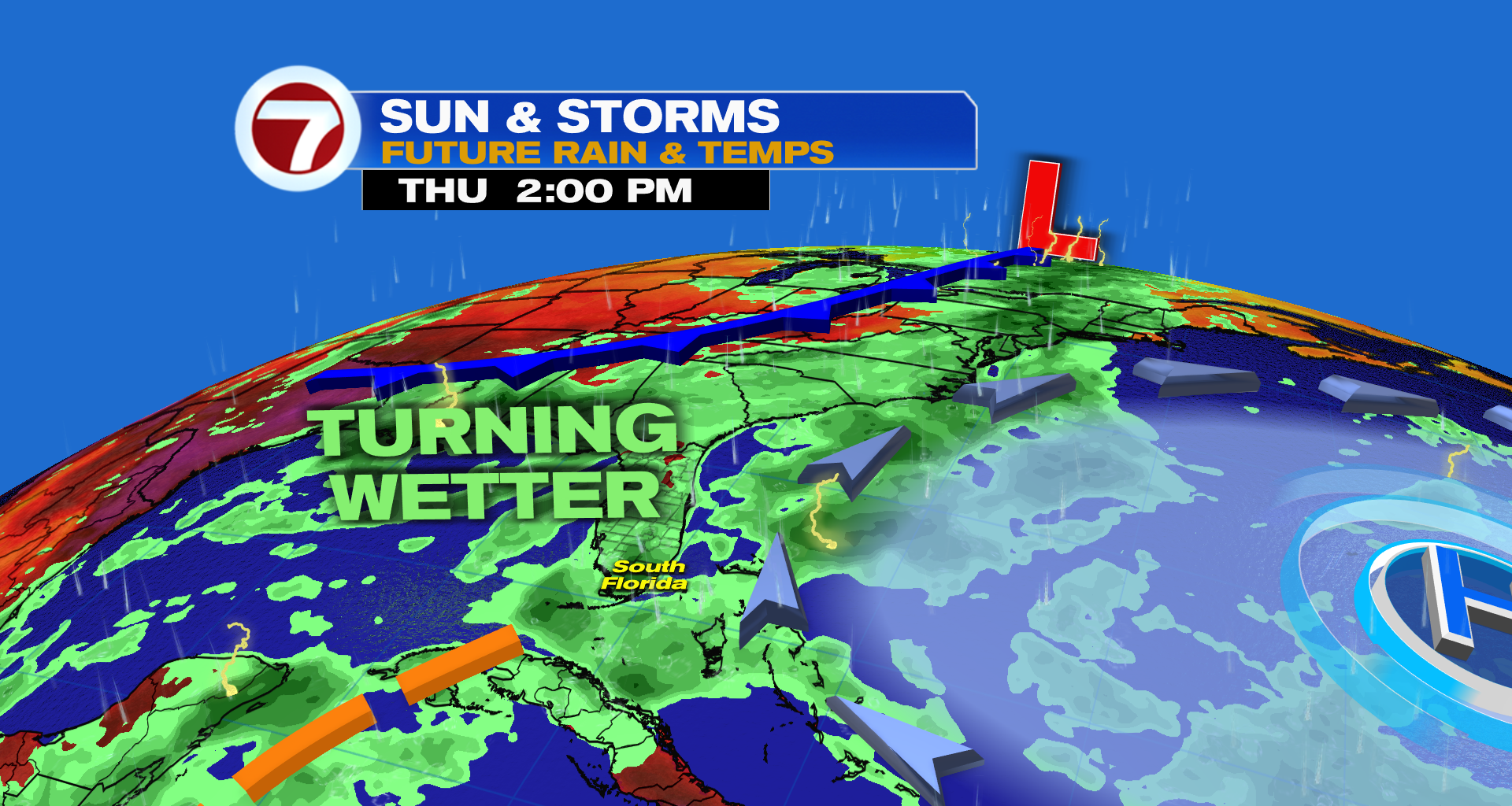 Higher Rain Chances Coming - WSVN 7News | Miami News, Weather, Sports