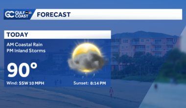 More widespread showers and thunderstorms Sunday afternoon