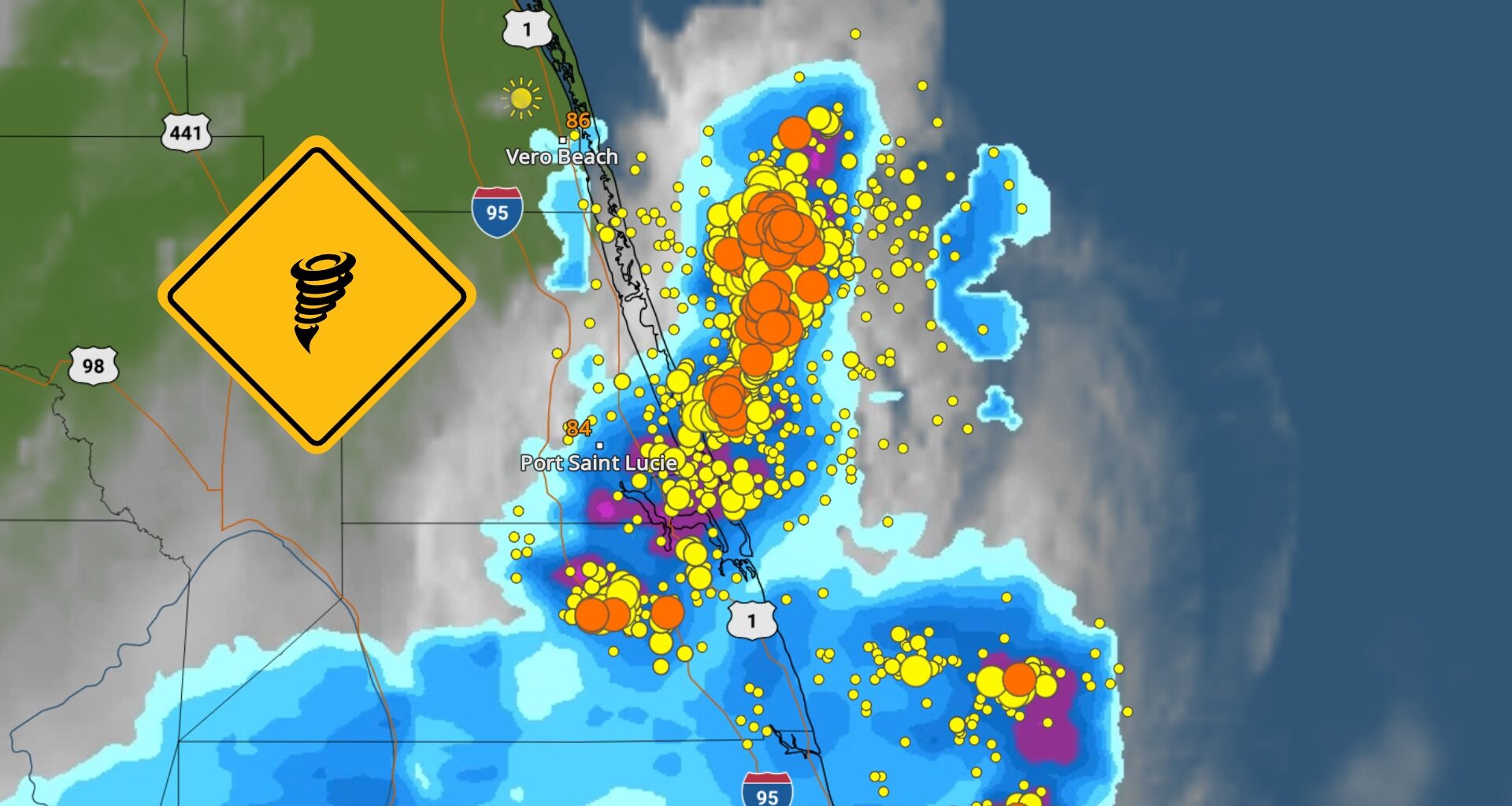 A tornado makes landfall in Port St. Lucie – Weather News