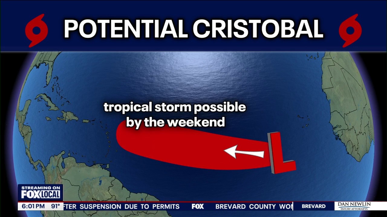 Tracking the tropics: Possibility of Atlantic disturbance becoming Tropical Storm Cristobal