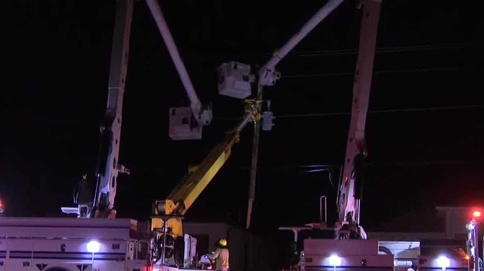 Cape Coral crash knocks down telephone pole, flips SUV
