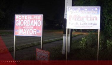 Port St. Lucie police investigate campaign sign disputes involving mayoral candidates