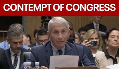 Senate votes to hold Fauci in contempt of congress