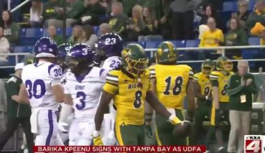 Former NDSU running back Barika Kpeenu signs with Tampa Bay Buccaneers