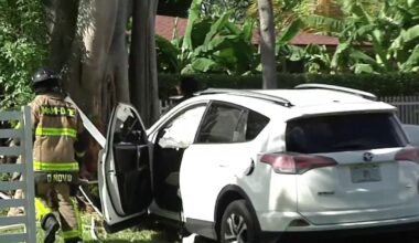 Video captures aftermath of SUV crashing into Northwest Miami-Dade fence – NBC 6 South Florida