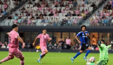 Lionel Messi scores 4 goals, adds assist to lead Inter Miami to 7-1 romp over Montreal :: WRAL.com