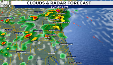 Northeast Florida, Southeast Georgia weather: scattered strong storms, dangerous rip currents, hot week ahead