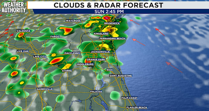 Northeast Florida, Southeast Georgia weather: scattered strong storms, dangerous rip currents, hot week ahead