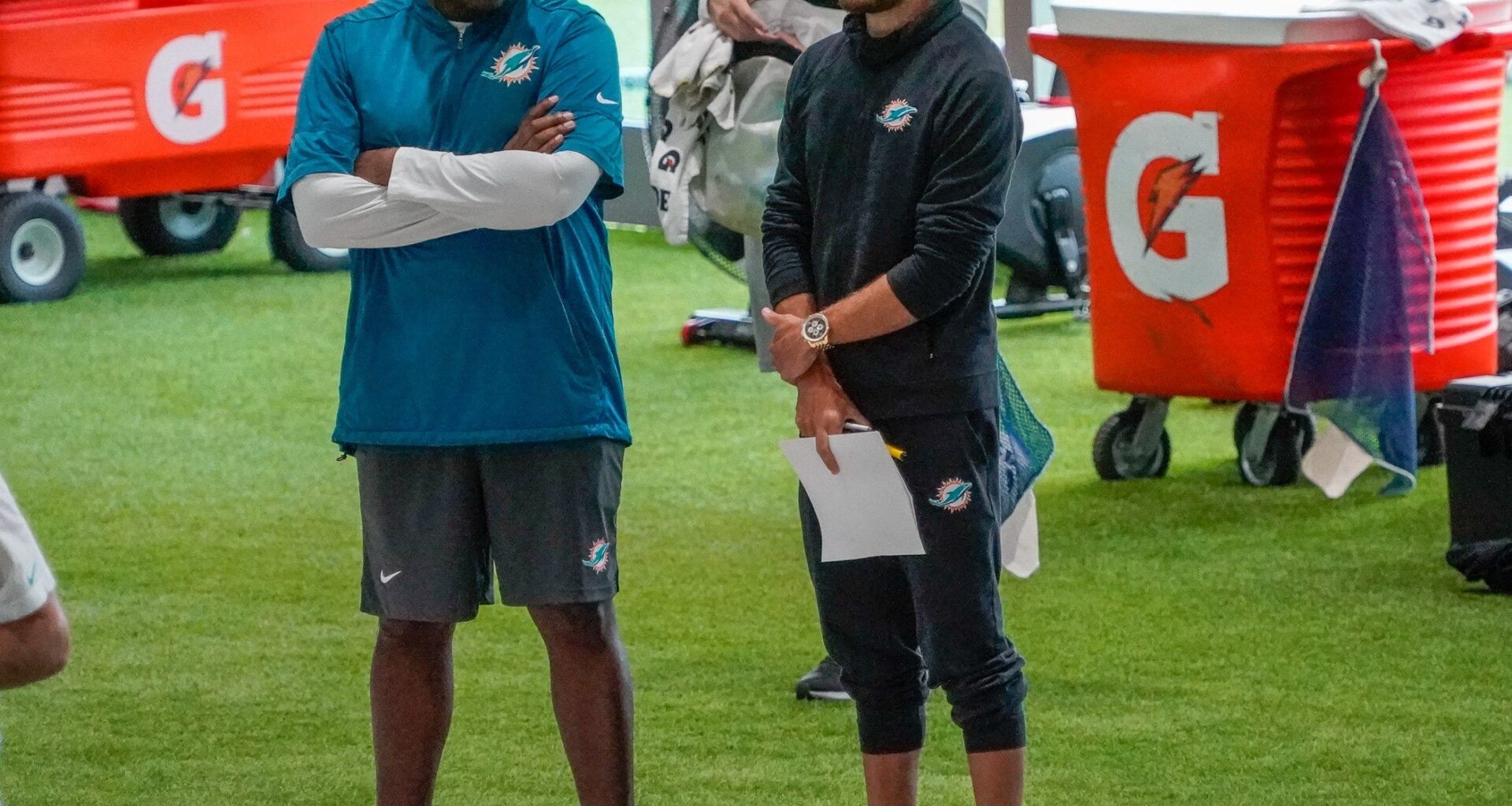 Chris Grier, Mike McDaniel
