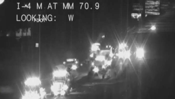 TRAFFIC ALERT: Crash causes delays on I-4 eastbound near SeaWorld Orlando, FHP says