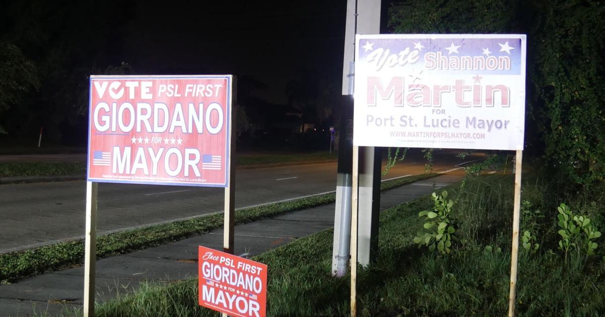 Police investigate mayoral campaign sign disputes | St. Lucie County