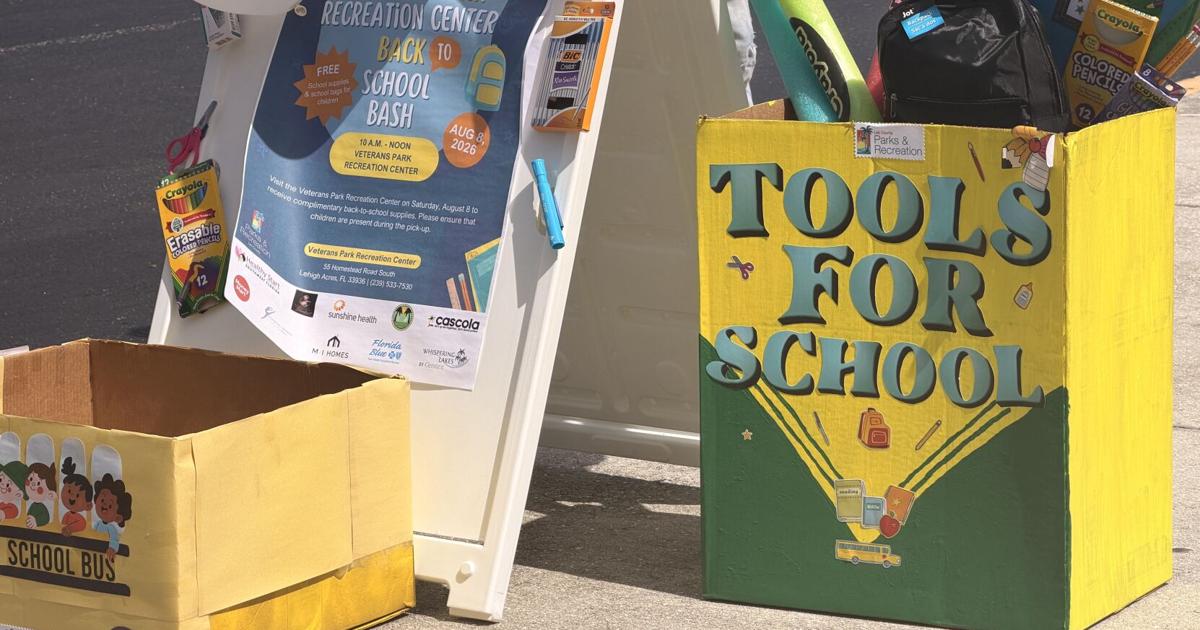 More than 600 backpacks collected for Lee County Parks and Recreation Back-to-School Bash in Lehigh Acres | Lee County