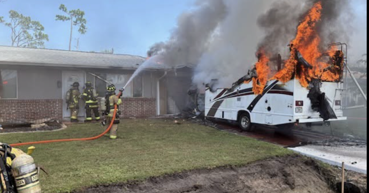 PORT CHARLOTTE: Charlotte County Fire & EMS extinguish RV fire | Port Charlotte News