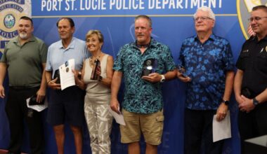 Two men honored after stopping armed attack | St. Lucie County