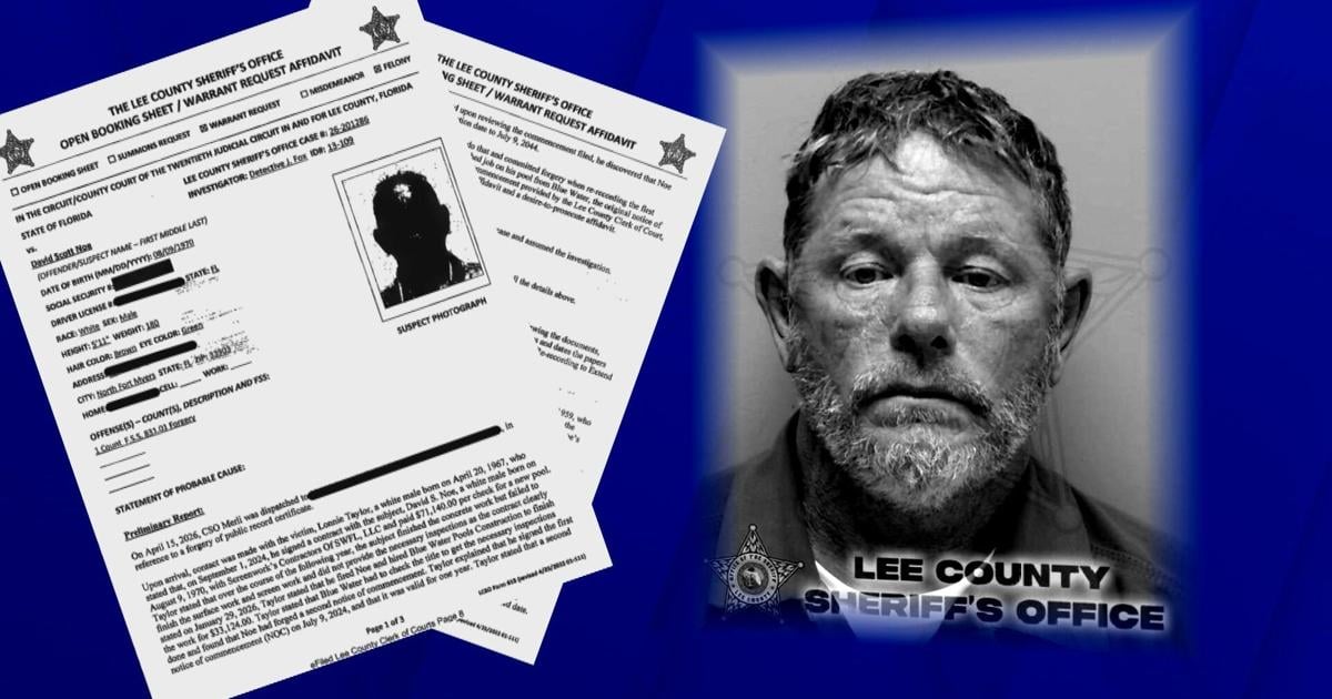 Police reports reveal how SWFL pool contractor allegedly forged records to extend permits by 20 years | Investigations