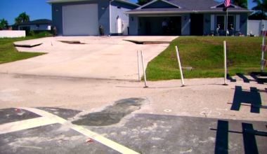 Cape Coral family turns to WINK after portions of driveway caves in | WINK Listens