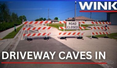 Cape Coral family turns to WINK after portions of driveway caves in |