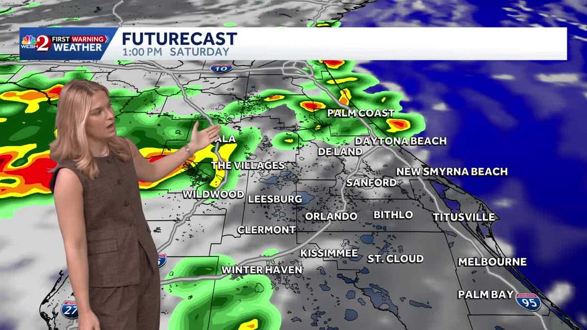 More wet this weekend. Tracking Central Florida's flood risk| Forecast Video 8/1