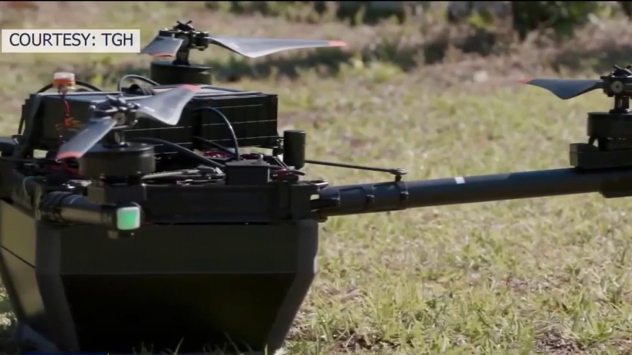 Blood delivery by drone