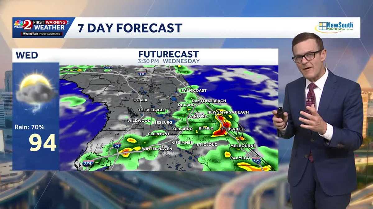 Pattern turning much wetter across Central Florida