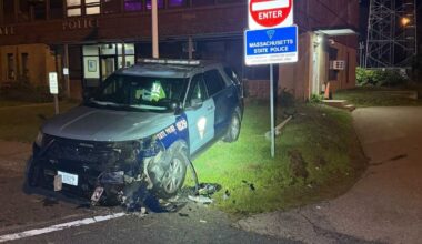 Florida truck driver charged with OUI after crashing into MSP cruiser outside Sturbridge barracks