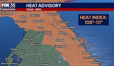 Orlando weather: Heat advisories issued; timeline for afternoon storms