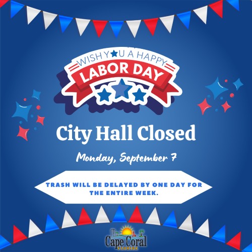 City Offices Closed for Labor Day Holiday 