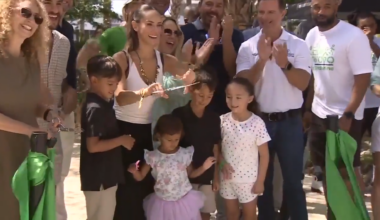 The Underline hosts opening of new playground with Nikki Spoelstra - WSVN 7News | Miami News, Weather, Sports