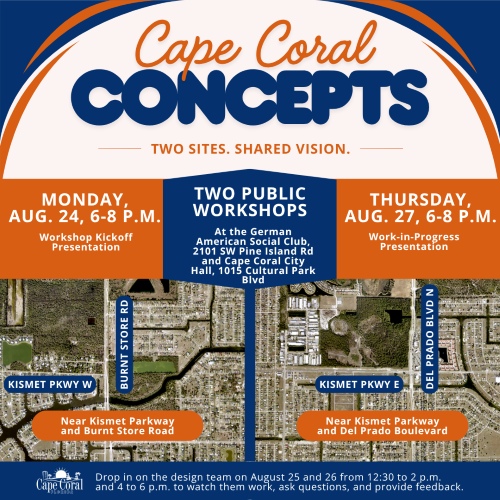 Cape Coral Concepts Community Engagement Events Announced