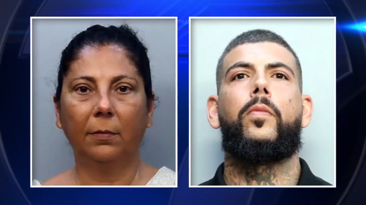 Mother, son arrested for embezzling over $620K from Medley business for luxury lifestyle, police say - WSVN 7News | Miami News, Weather, Sports