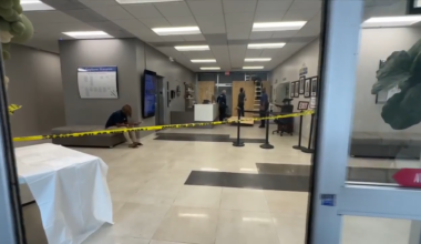 Surveillance video shows car slamming into back entrance of North Miami City Hall - WSVN 7News | Miami News, Weather, Sports