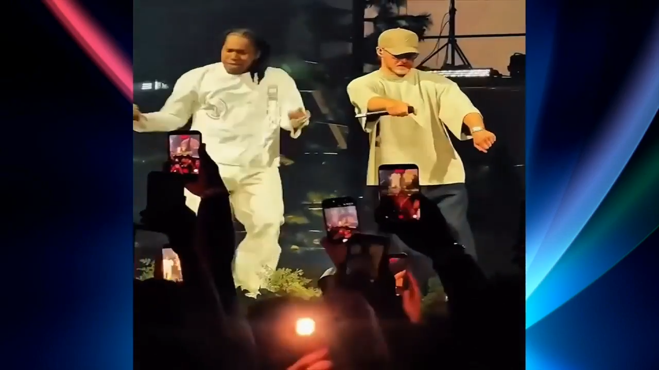 Justin Timberlake joins the stage for collab during Don Toliver show at Kaseya Center - WSVN 7News | Miami News, Weather, Sports