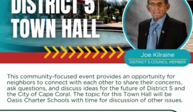 Council Member Kilraine to Host District 5 Town Hall September 26