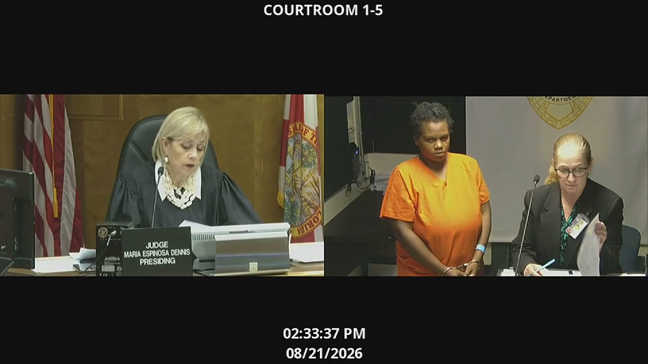 Miami-Dade woman charged with aggravated manslaughter of child faces judge, denied bond - WSVN 7News | Miami News, Weather, Sports