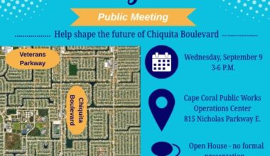 Cape Coral Invites Community to Open House on Chiquita Corridor Project