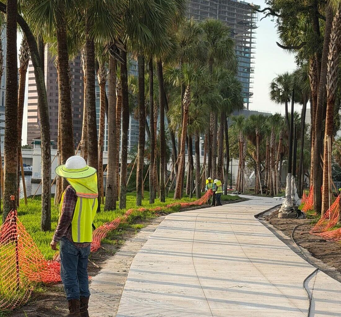 View the West Riverwalk Construction Along UT's Campus