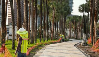 View the West Riverwalk Construction Along UT's Campus