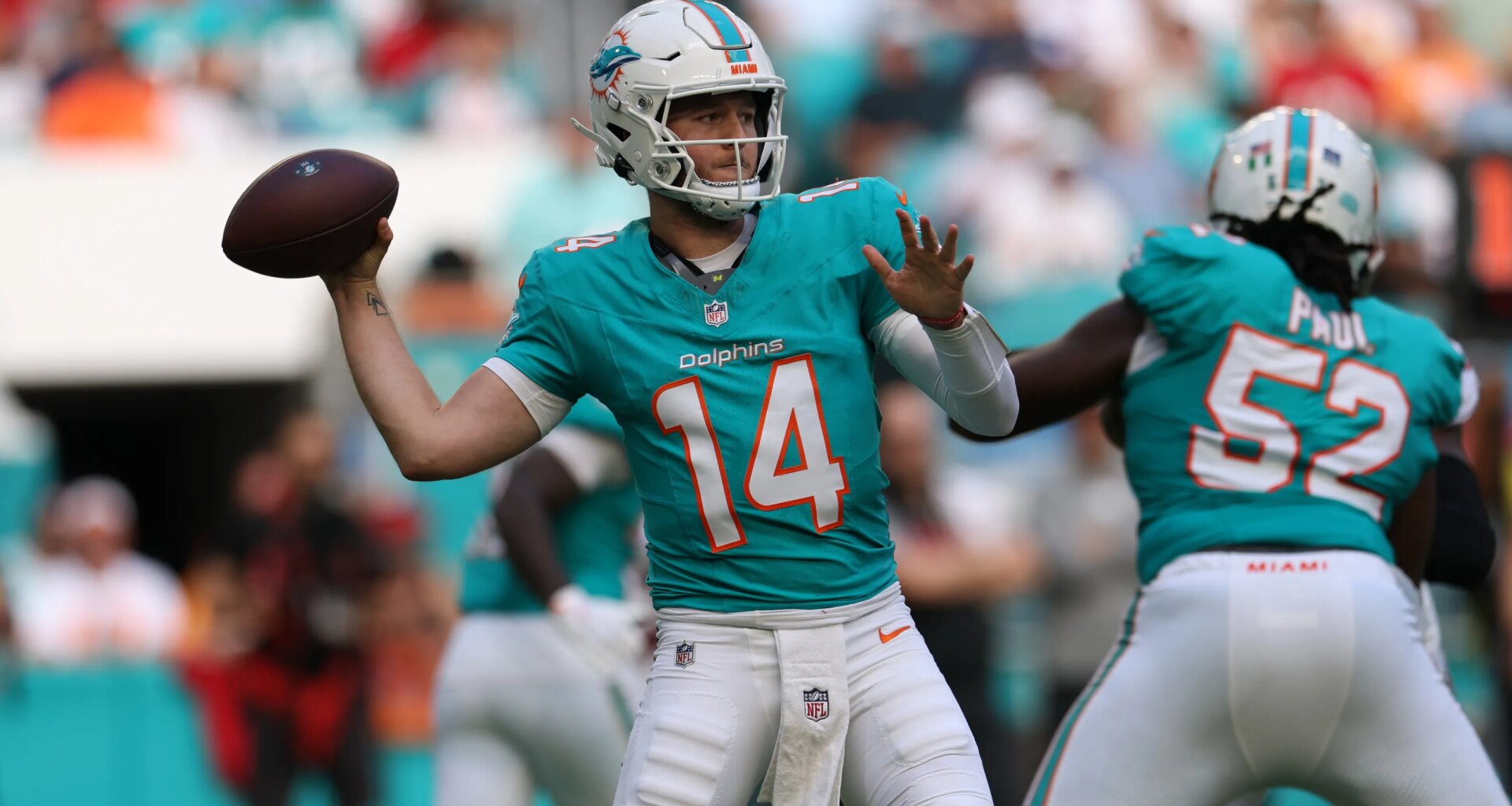Miami Dolphins are trading QB Quinn Ewers to the Jacksonville Jaguars
